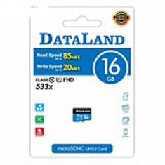 کارت-حافظه-microSDHC-دیتالند-مدل-533x-کلاس-10-استاندارد-UHS-I-U1-سرعت-85MBps-ظرفیت-16-گیگابایت