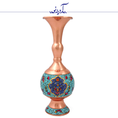 گلدان-شلغمی-مس-و-پرداز-سایز-16