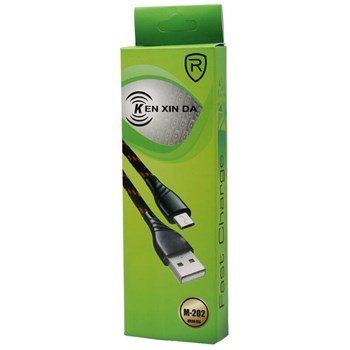 کابل-شارژ-تبدیل-USB-به-microUSB-مدل-M202-fastCharge-طول-1-متر