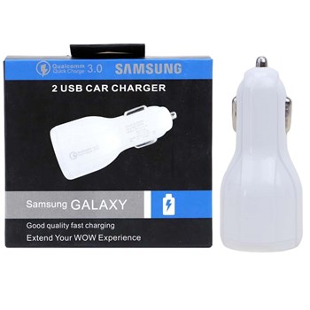 شارژر-فندکی-فست-شارژ-Samsung-9-23-QC3-0-2Port-کابل-میکرو-یو-اس-بی