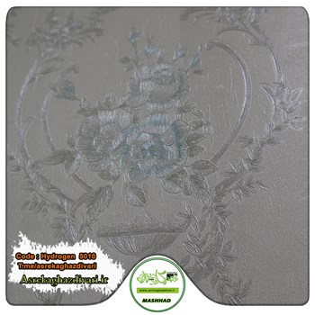 کاغذ-دیواری-آلبوم-هیدروژن-کد-5010-طرح-داماسک-رنگ-سفید-طوسی-آبی