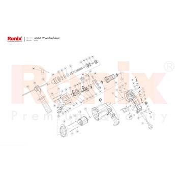 دریل-گیربکسی-رونیکس-مدل-2220