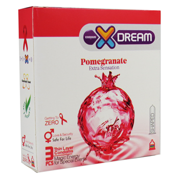 کاندوم-3-عددی-تنگ-کننده-ایکس-دریم-POMEGRANATE